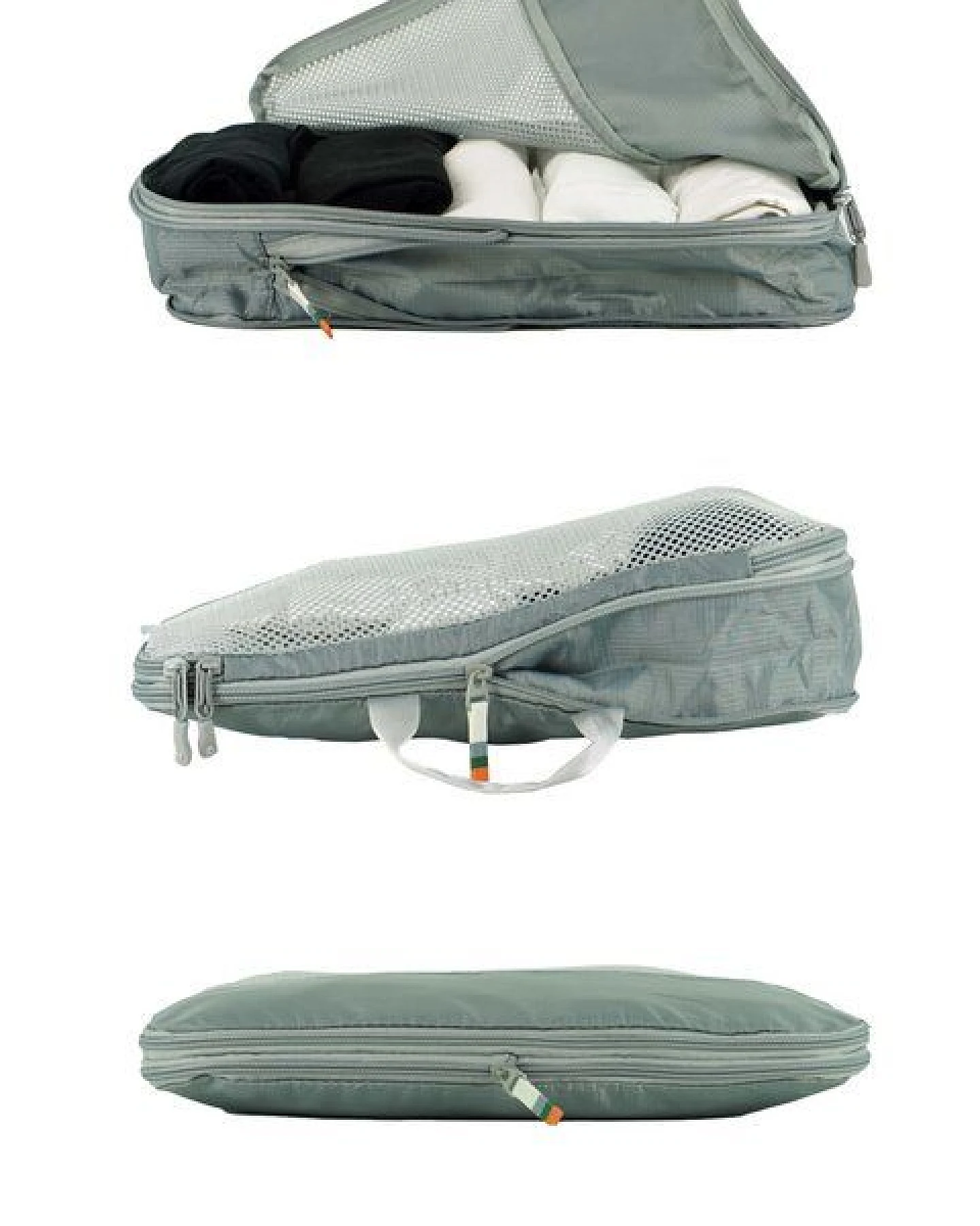 TRAVEL DUDE Packing Cubes, Packtaschen, Packwürfel, Kofferorganizer mit Kompression aus recycelten Plastikflaschen – Ansicht 3