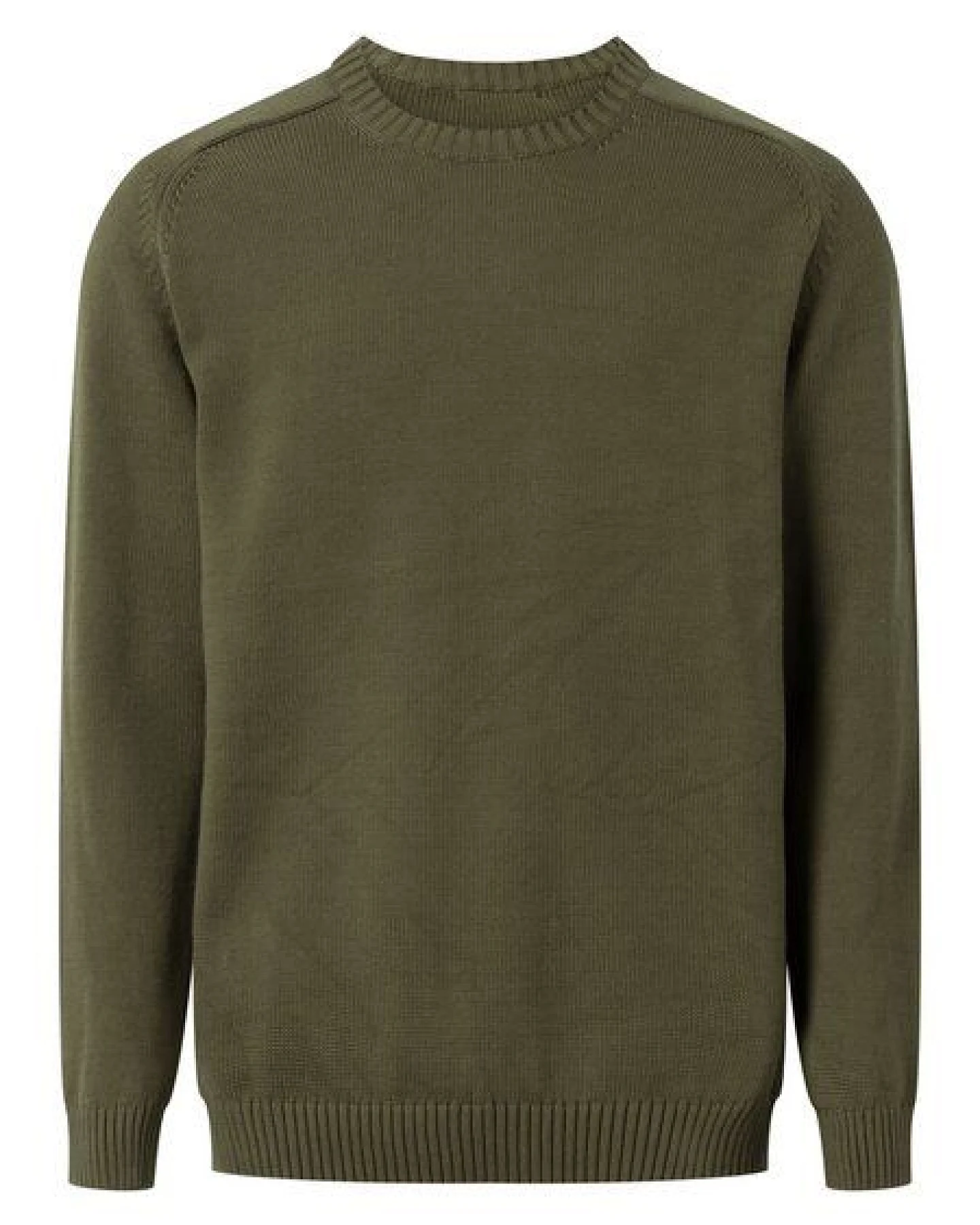 KnowledgeCotton Apparel Strickpullover CREW NECK aus Bio-Baumwolle – Ansicht 2