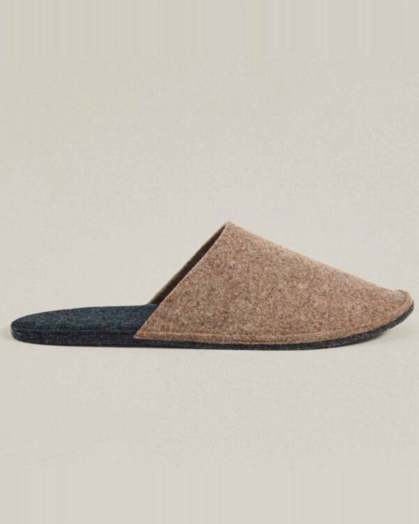 easy and green Gästehausschuhe Filz mit Anti-Rutsch Sohle Hausschuhe für Gäste aus weichem Wollfilz - Gästepantoffeln Guest slippers (EU 38-44) – Ansicht 2