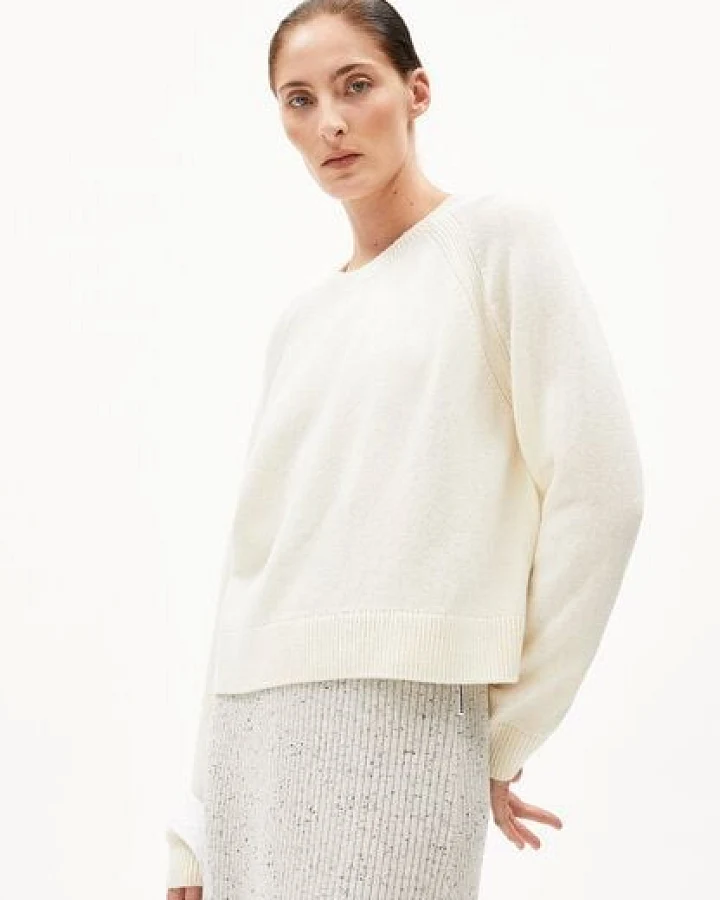ARMEDANGELS DILIRIAA REGLANA Damen Pullover aus recyclem Bio-Woll Mix