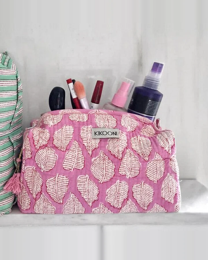 KIKOONI handgefertigte Kosmetiktasche "P Harleen"