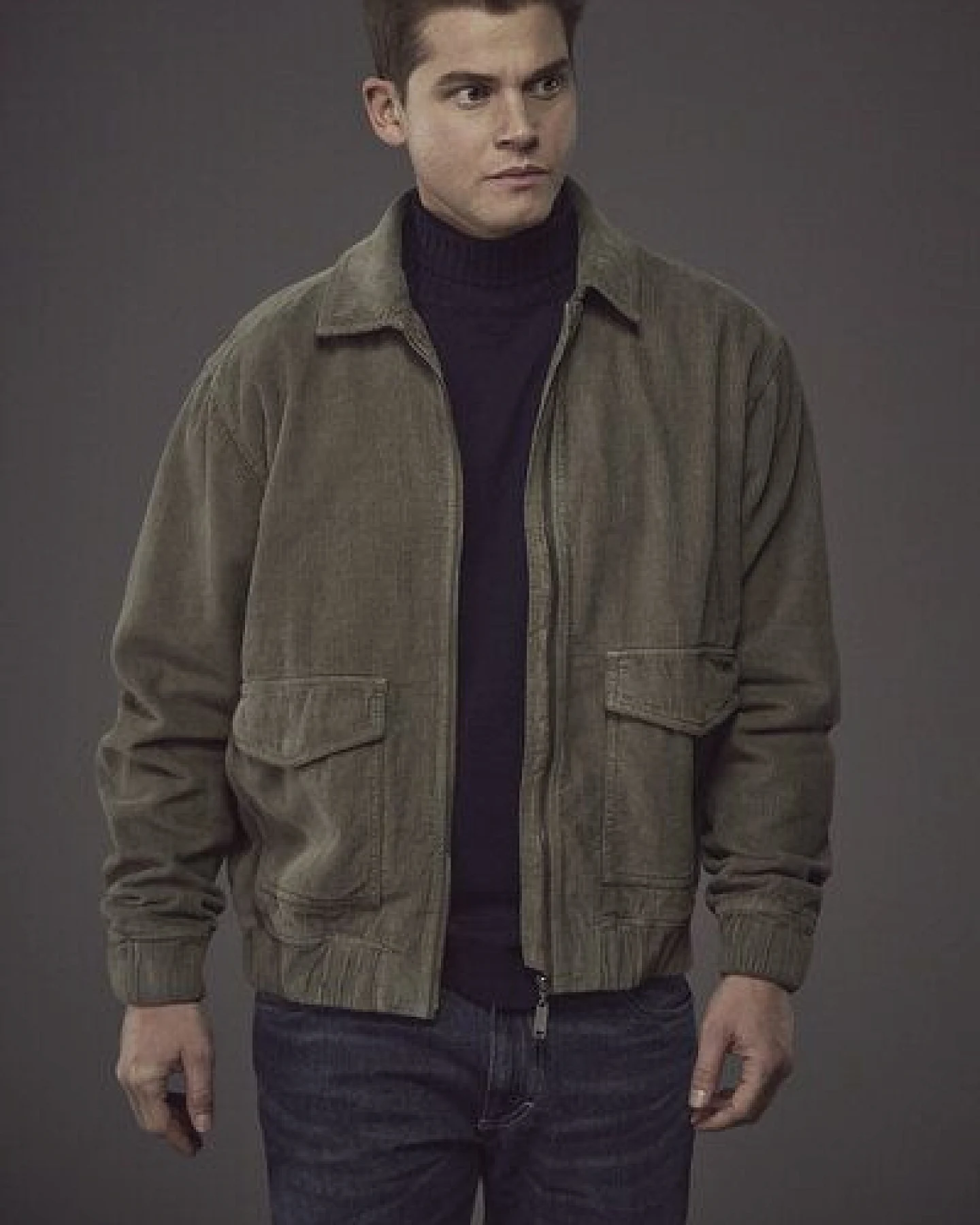 Hempage Herren Cord Jacke gefüttert Hanf/Bio-Baumwolle – Ansicht 4
