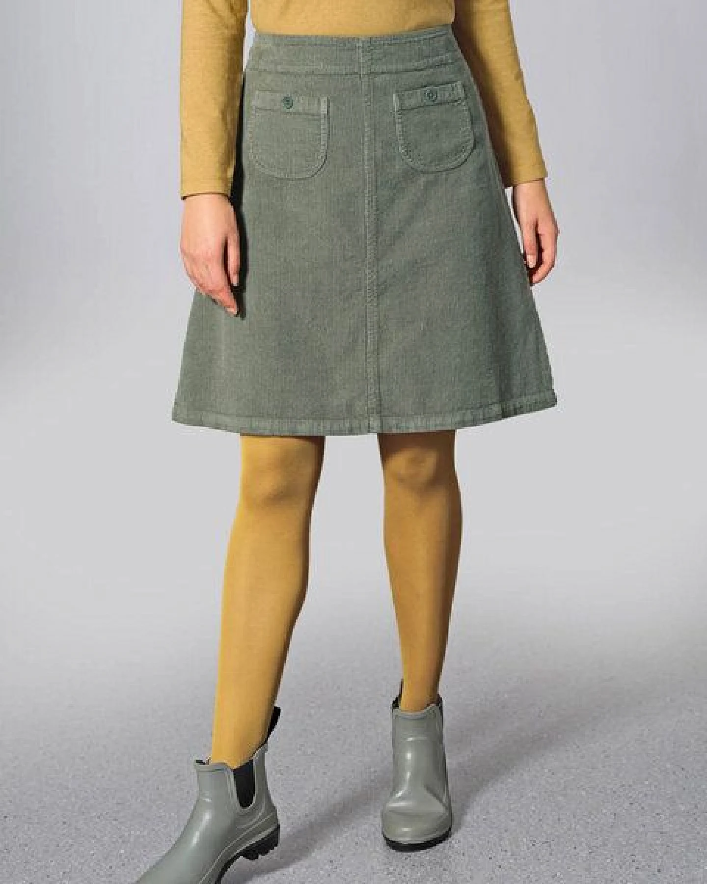 Hempage Damen Cord Rock Hanf Bio Baumwolle – Ansicht 3
