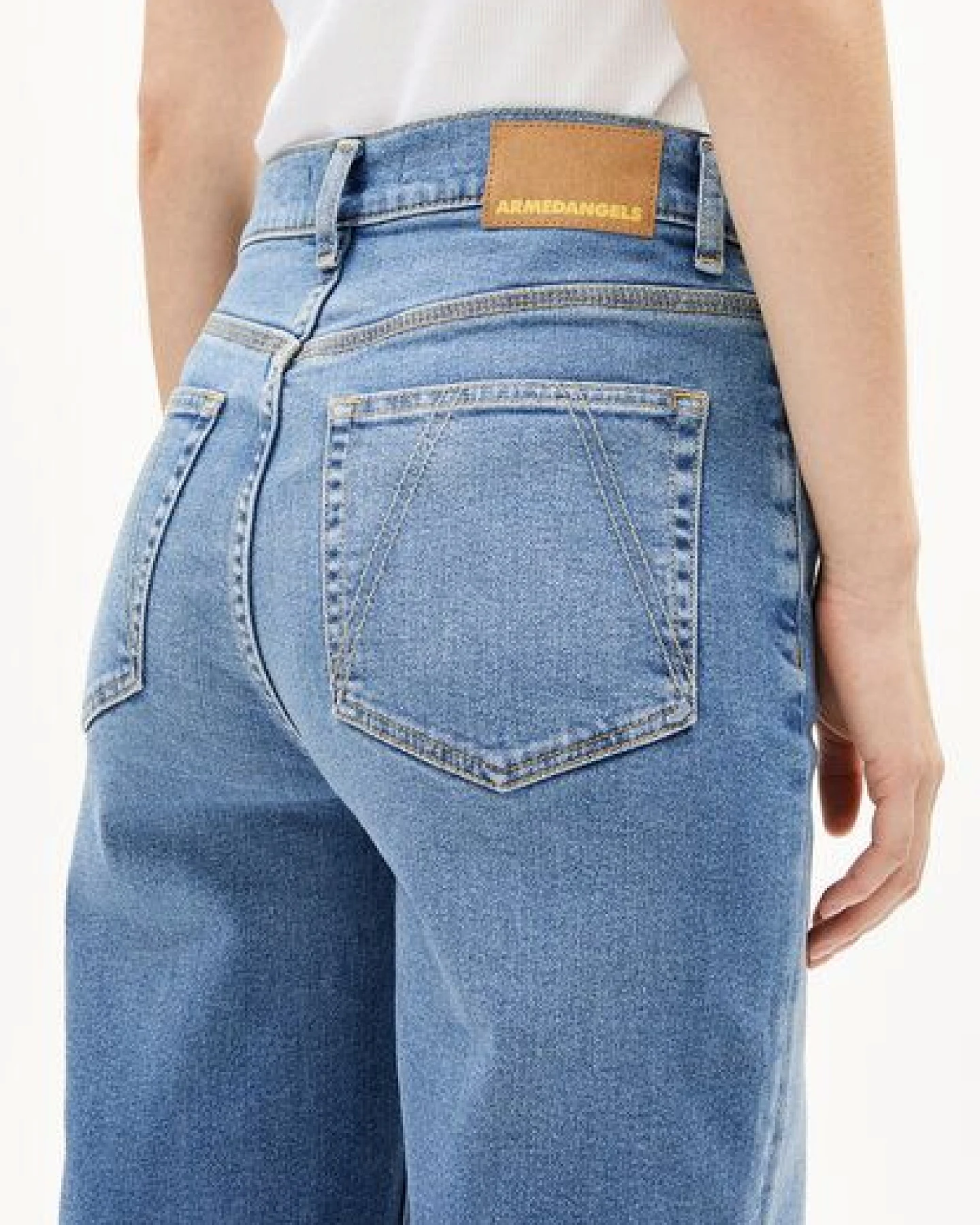 ARMEDANGELS MURLIAA Damen Wide Jeans recycelter Baumwoll Mix Comfort Stretch – Ansicht 3