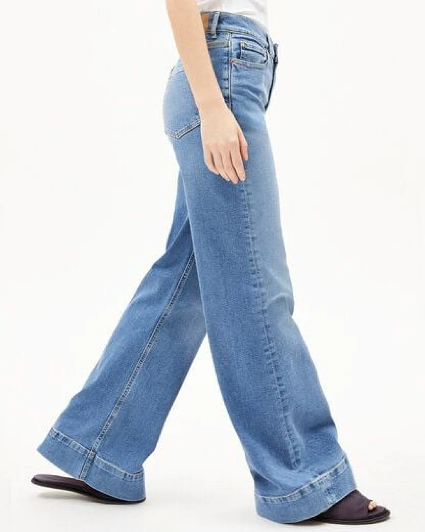 ARMEDANGELS MURLIAA Damen Wide Jeans recycelter Baumwoll Mix Comfort Stretch – Ansicht 4