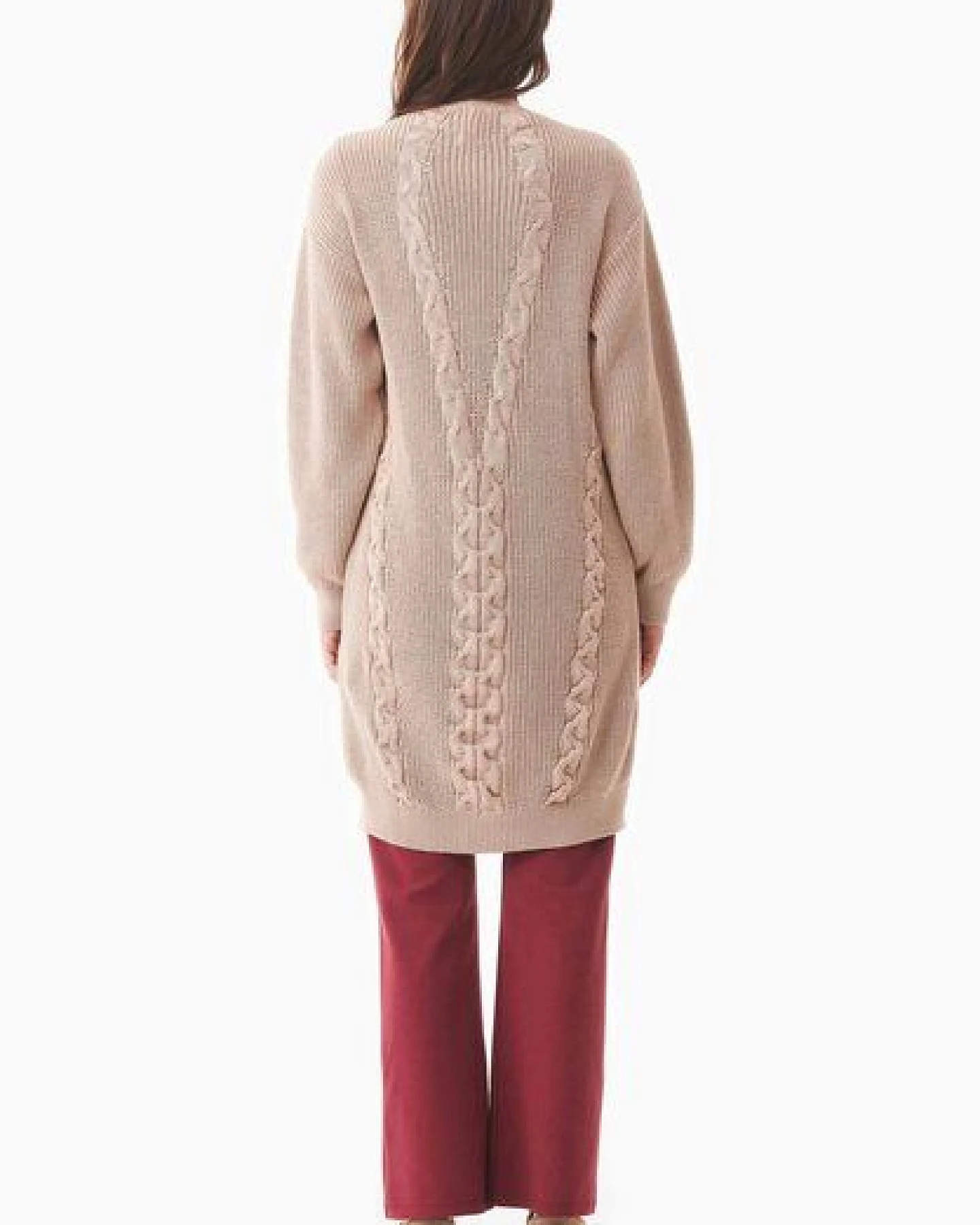ORGANICATION Langer Cardigan aus Bio-Baumwolle – Ansicht 4