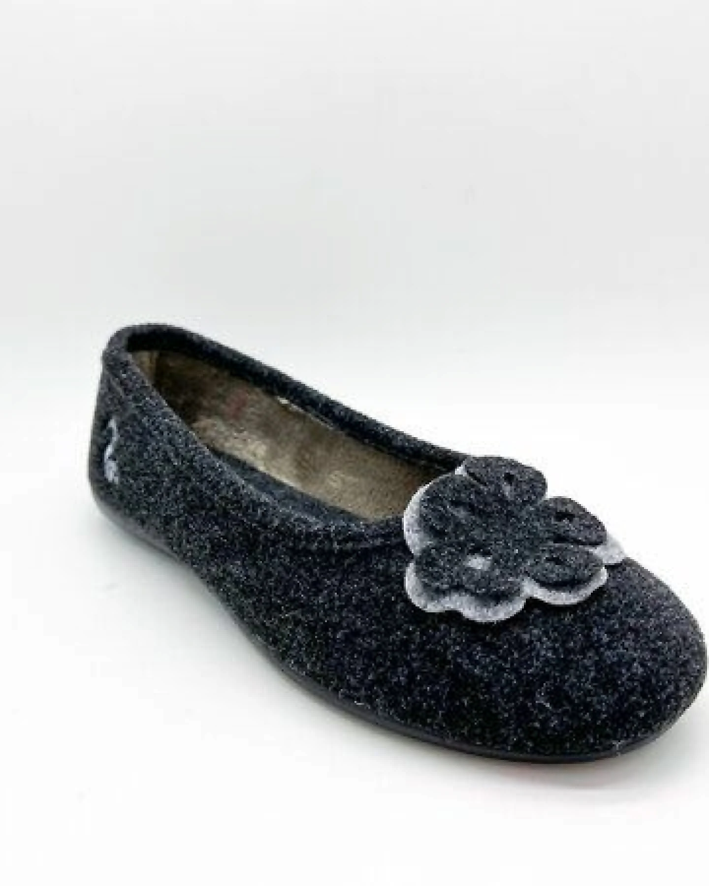Veganer Hausschuh "thies ® Eco Ballerina" aus recycelten PES, fair produziert – Ansicht 2
