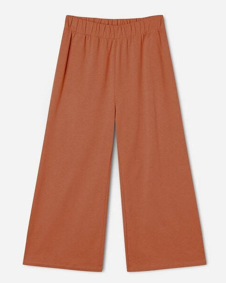 Orbasics Wide Leg Pants Caramel Cookie