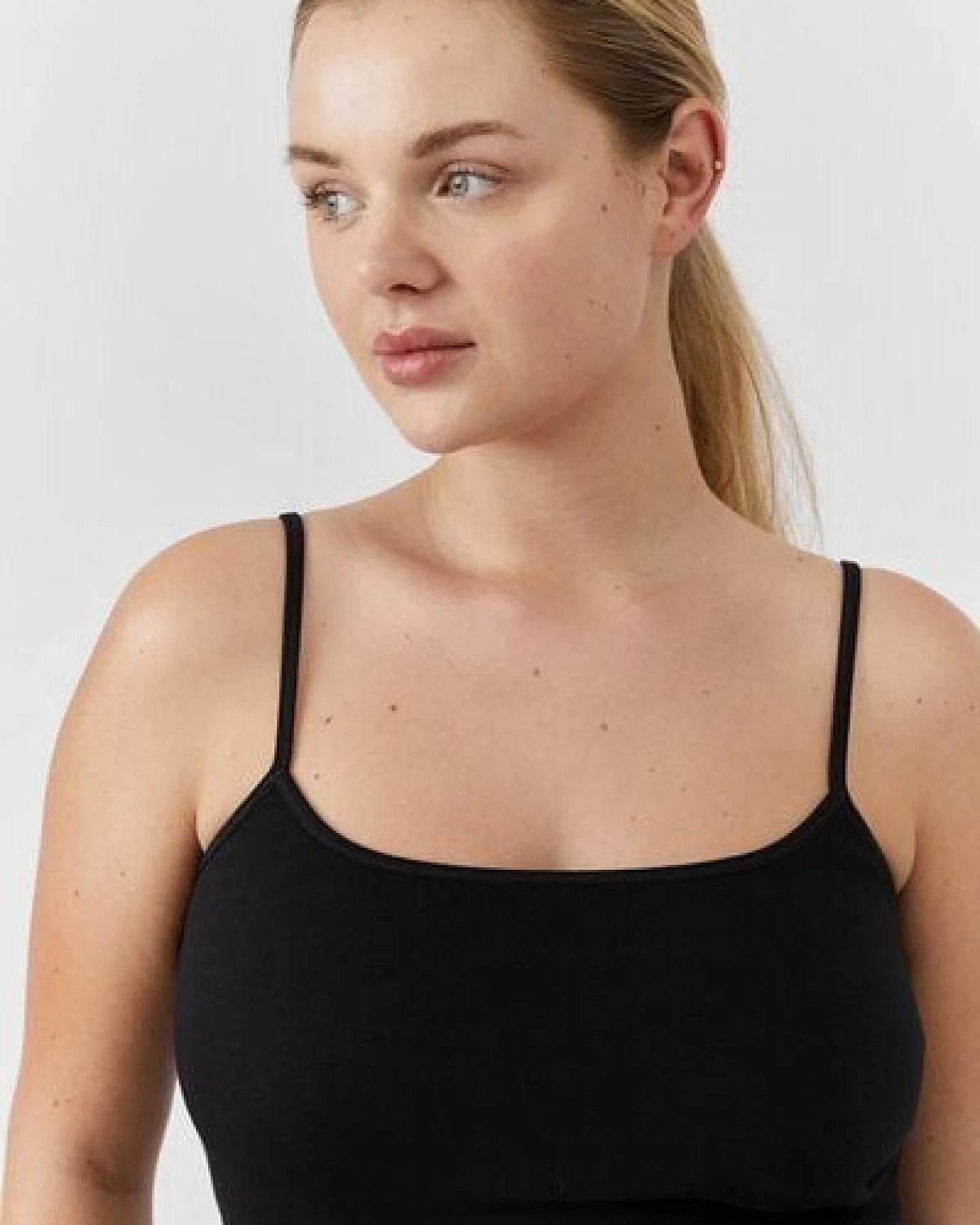 The Slow Label Hochwertiges Tank Top aus festem Baumwollstoff – Ansicht 4