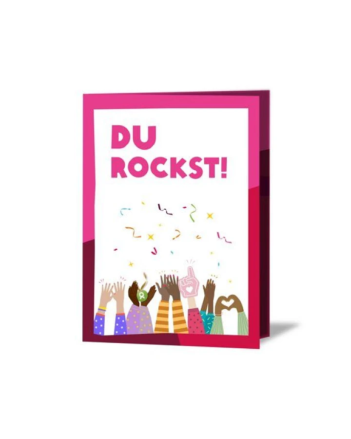 OxfamUnverpackt Spenden-Geschenk "Frauenpower" (Grußkarte mit Magnet)
