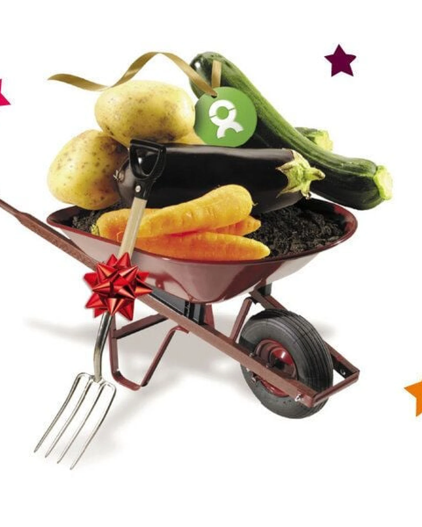 OxfamUnverpackt Spenden-Geschenk "Garten-Set" (Weihnachtskarte mit Magnet) – Ansicht 3