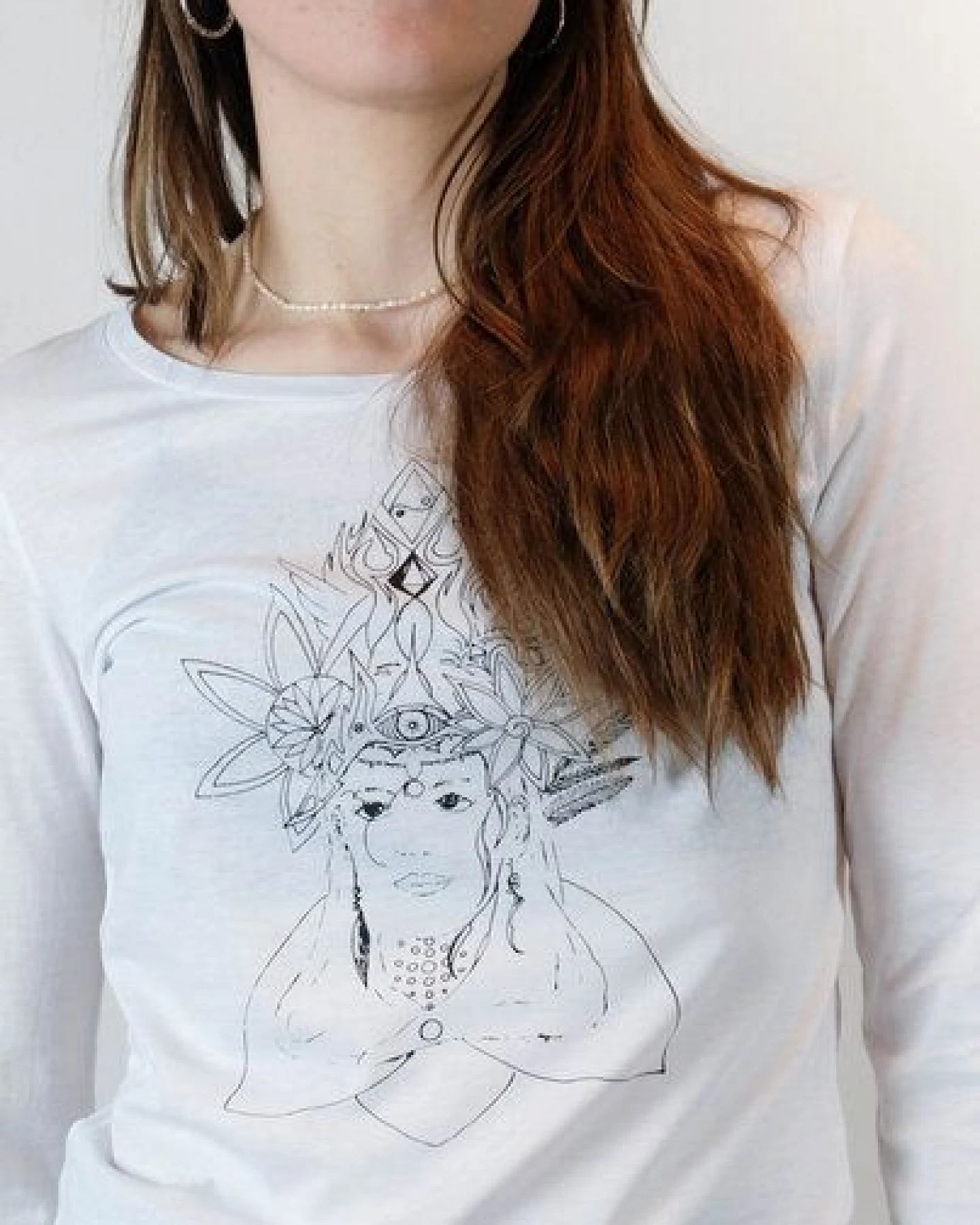 Diamond-Army Longsleeve Göttin der Blumen – Ansicht 2