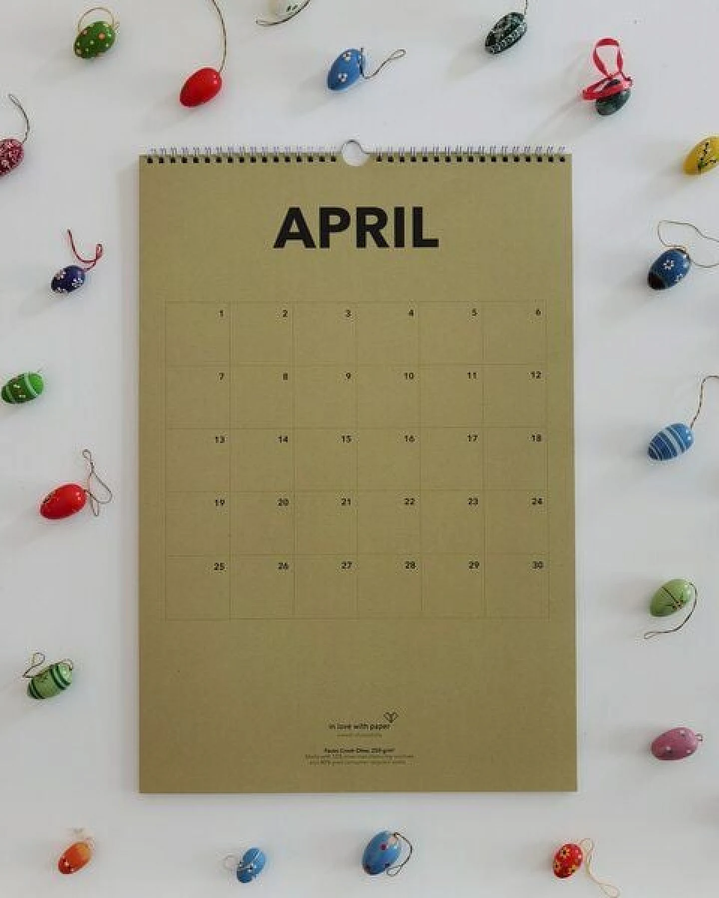 in love with paper immerwährender Geburtstagskalender – Ansicht 3