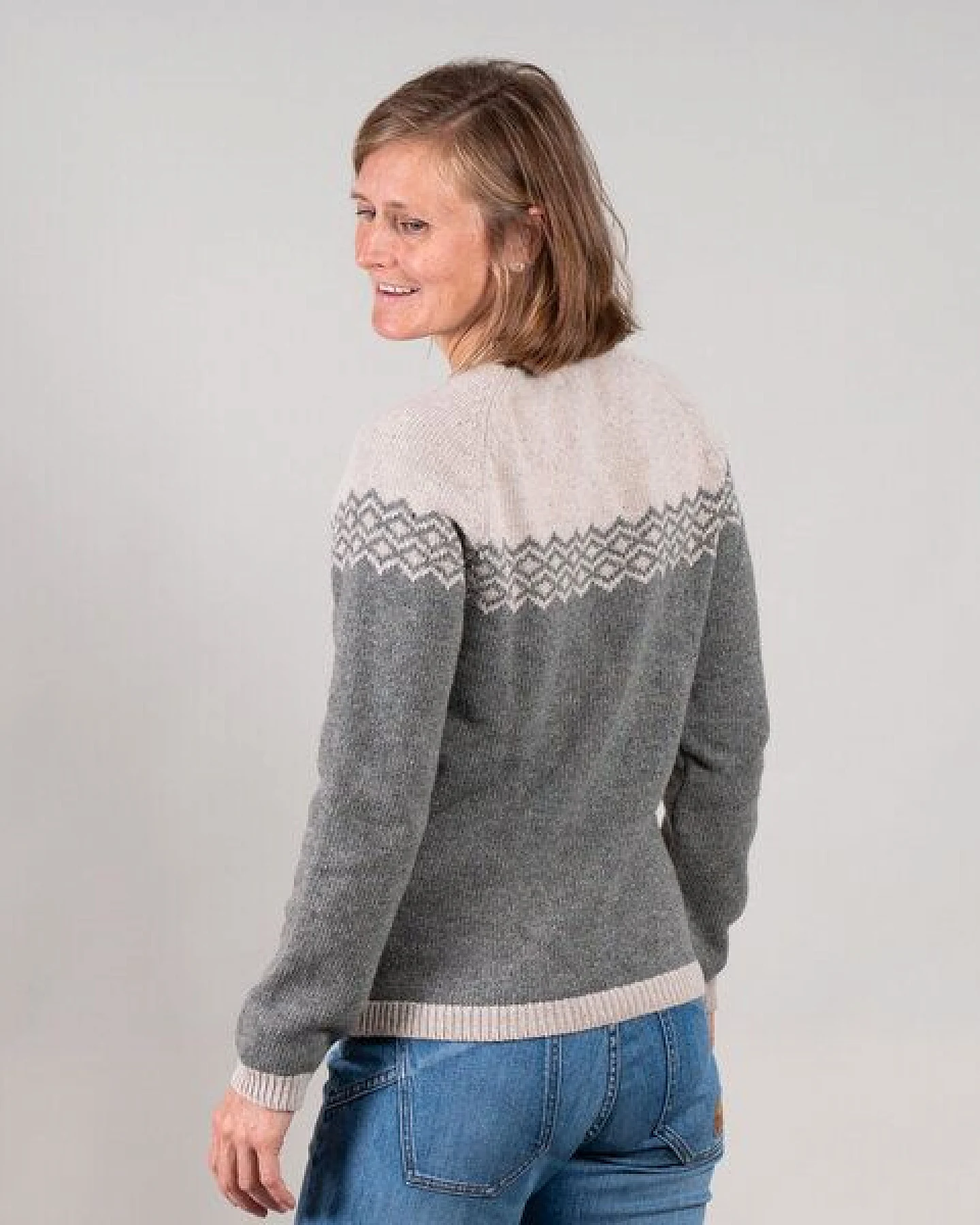 Adele Bergzauber Eco Woll-Strickpullover Edda – Ansicht 2
