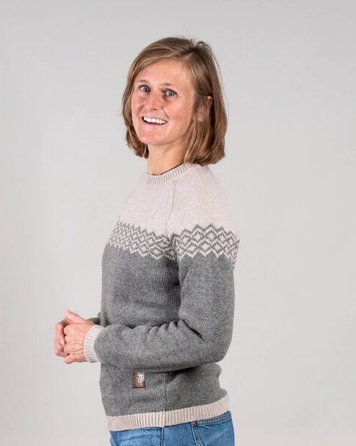 Adele Bergzauber Eco Woll-Strickpullover Edda – Ansicht 4