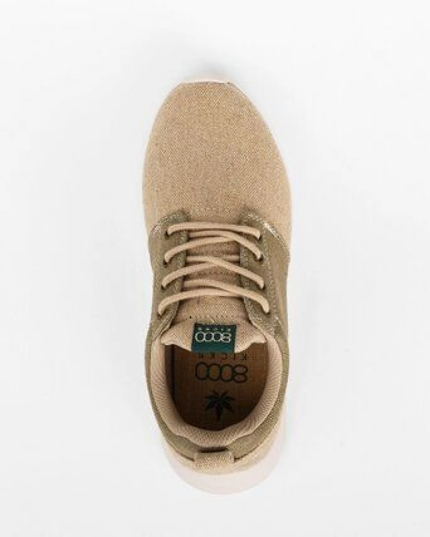 8000Kicks Explorer V2 Beige und Grün - Wasserdichte Hanfschuhe – Ansicht 3