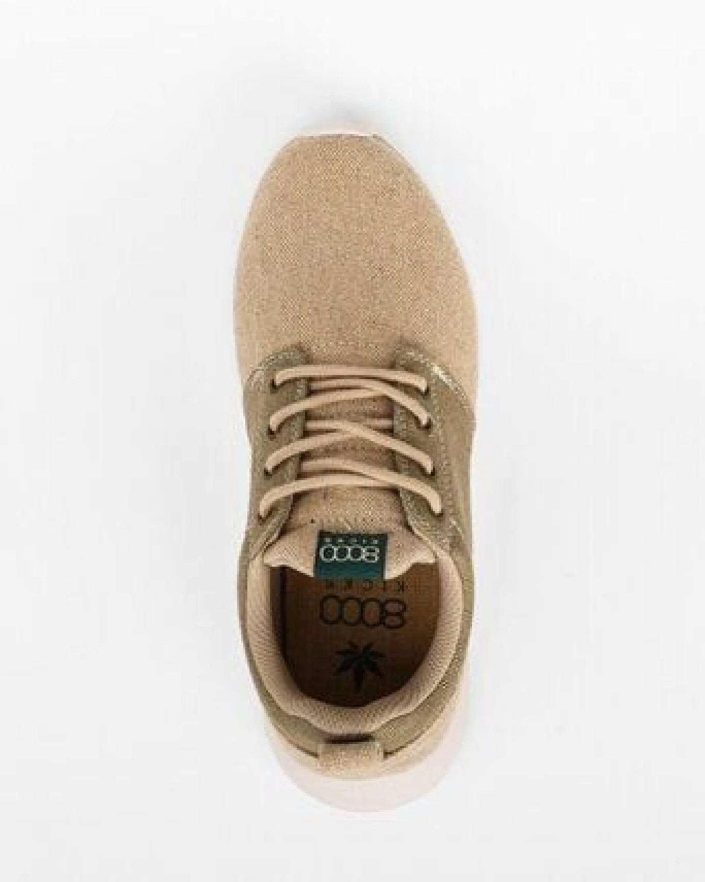 8000Kicks Explorer V2 Beige und Grün - Wasserdichte Hanfschuhe – Ansicht 3