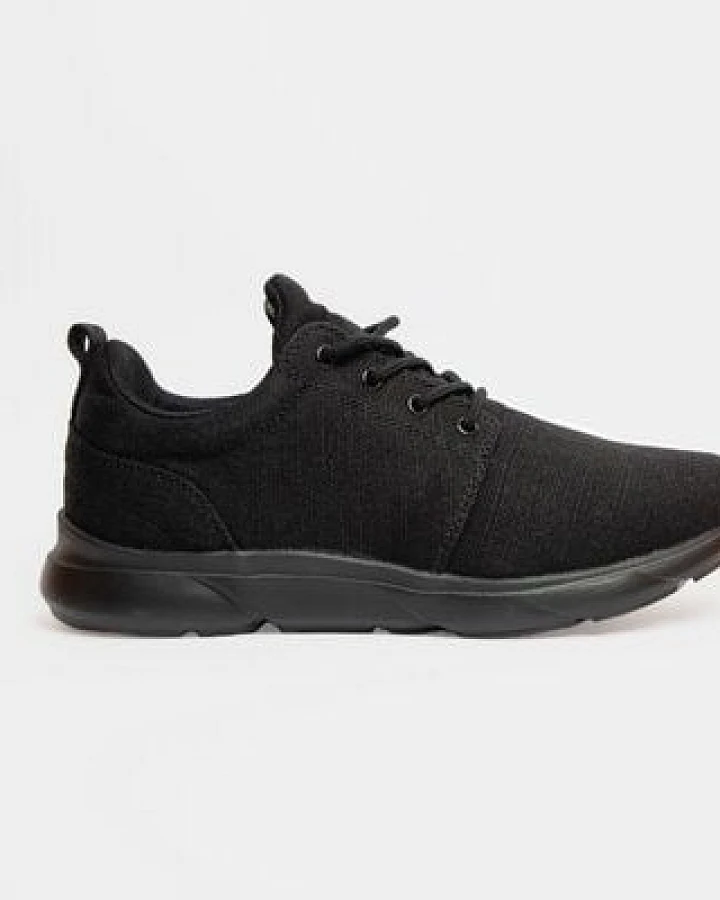 8000Kicks Explorer V2 Vollschwarz - Wasserdichte Hanfschuhe