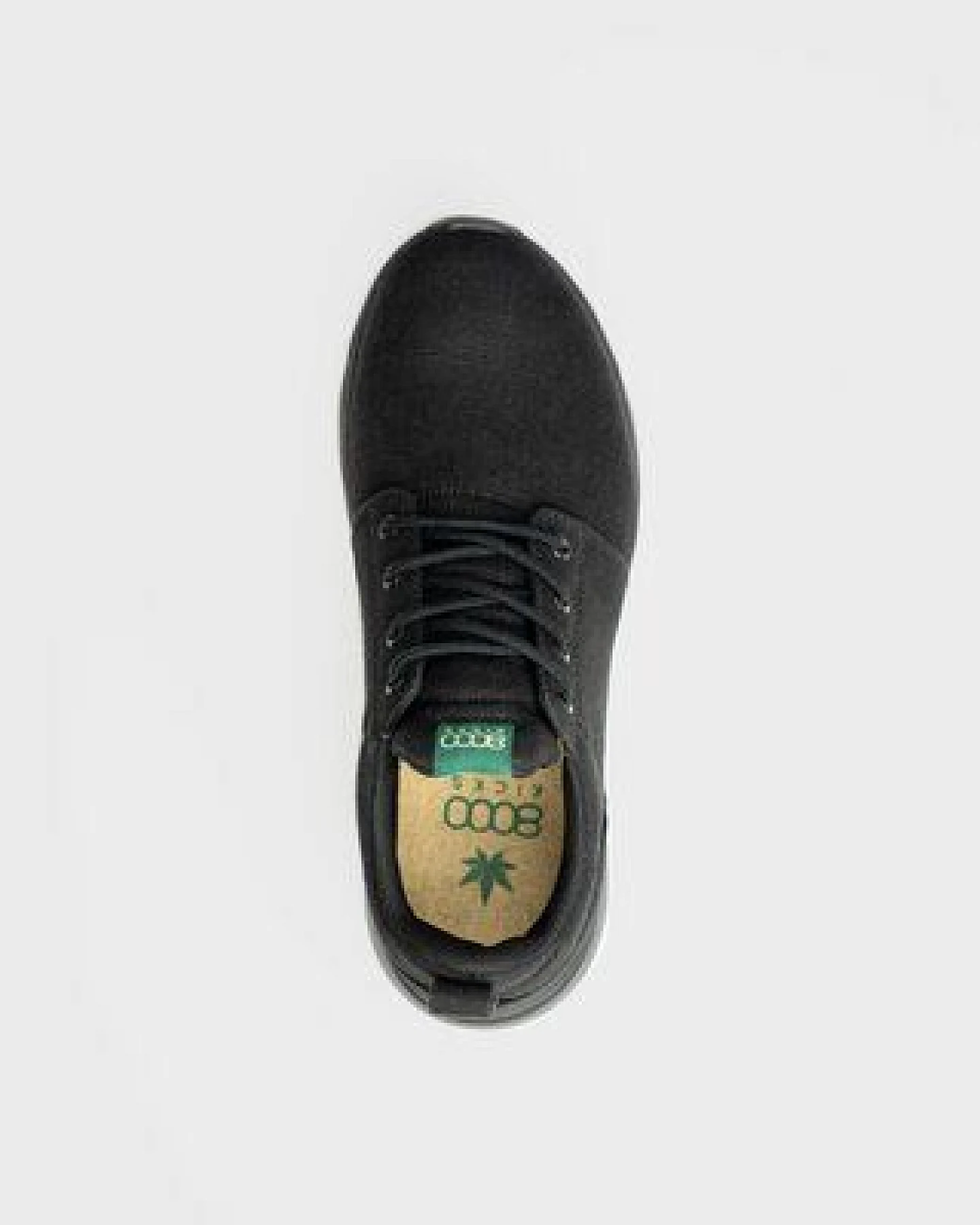 8000Kicks Explorer V2 Vollschwarz - Wasserdichte Hanfschuhe – Ansicht 2