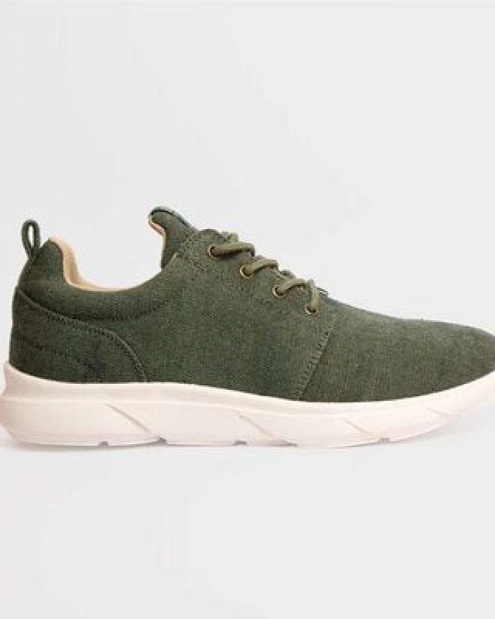 8000Kicks Explorer V2 Dunkelgrün - Wasserdichte Hanfschuhe