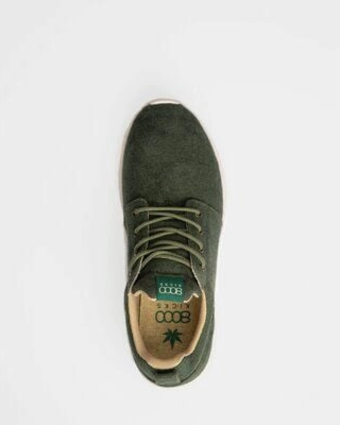 8000Kicks Explorer V2 Dunkelgrün - Wasserdichte Hanfschuhe – Ansicht 3