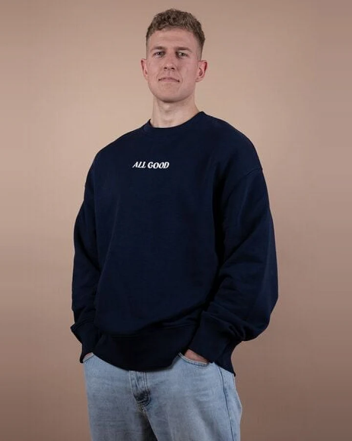 LITSCHI DESIGNS ALL GOOD SWEATER NAVY