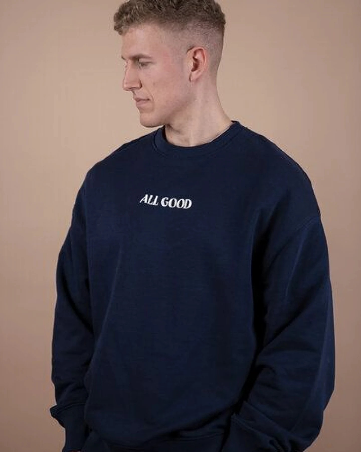 LITSCHI DESIGNS ALL GOOD SWEATER NAVY – Ansicht 2