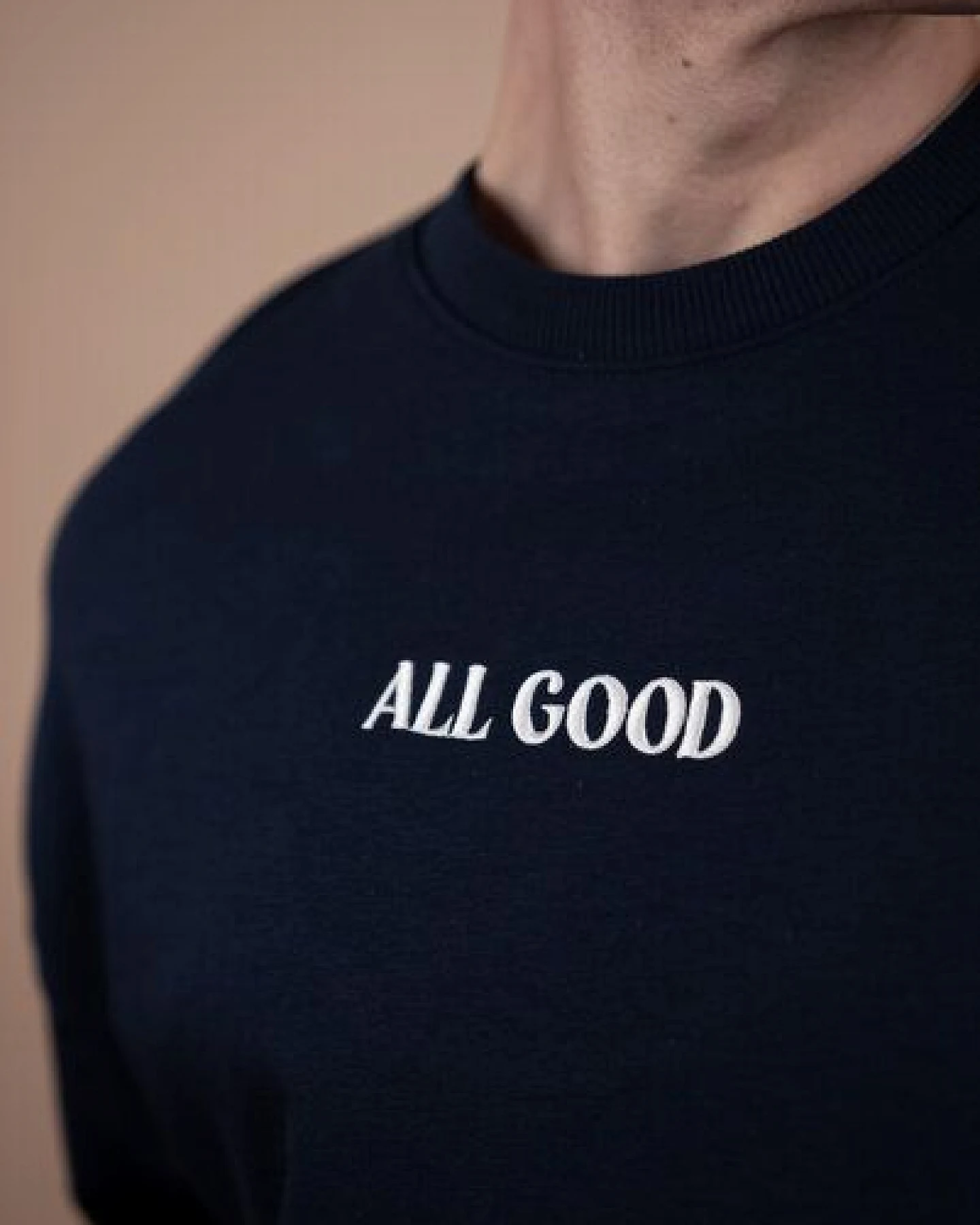 LITSCHI DESIGNS ALL GOOD SWEATER NAVY – Ansicht 3
