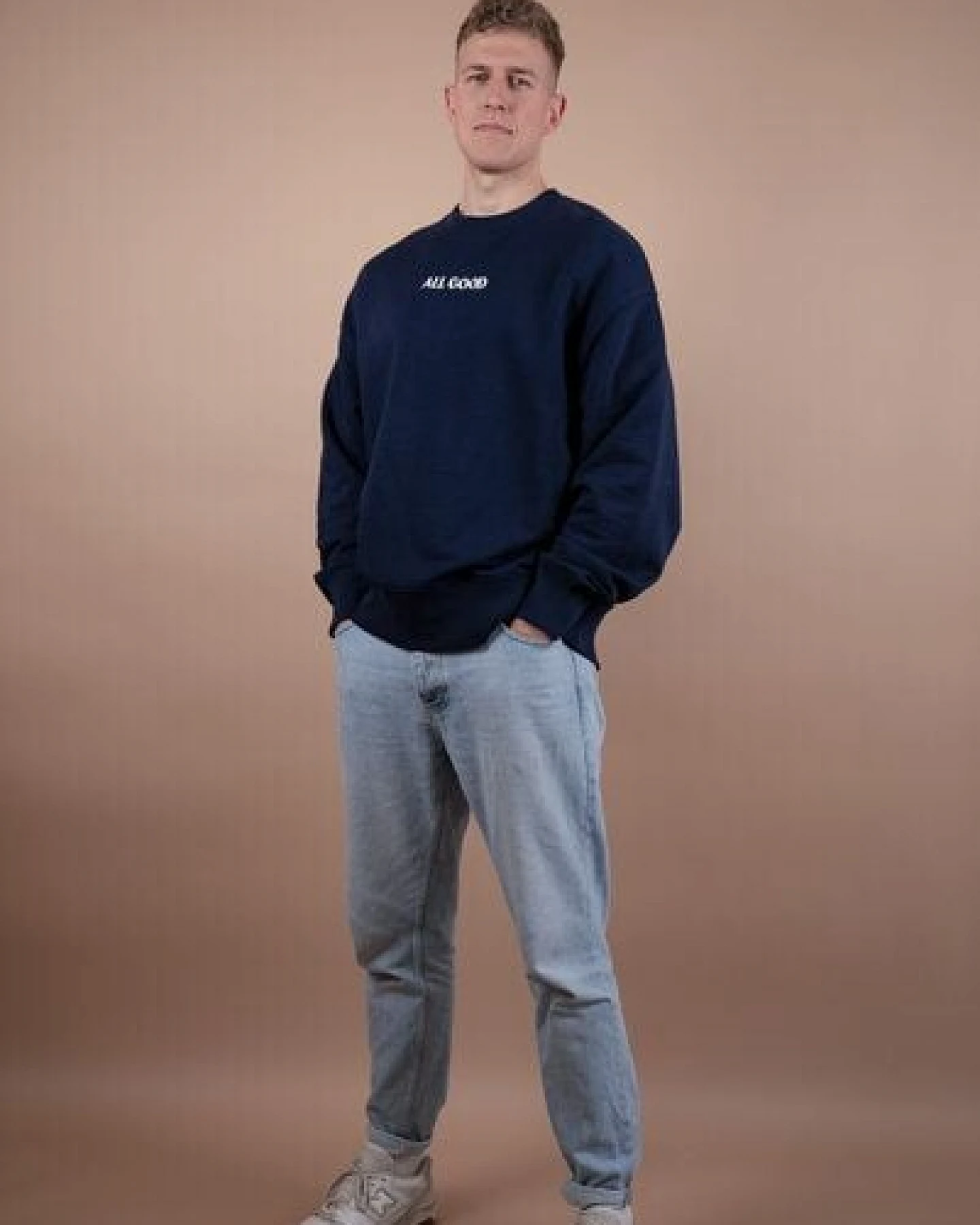 LITSCHI DESIGNS ALL GOOD SWEATER NAVY – Ansicht 4