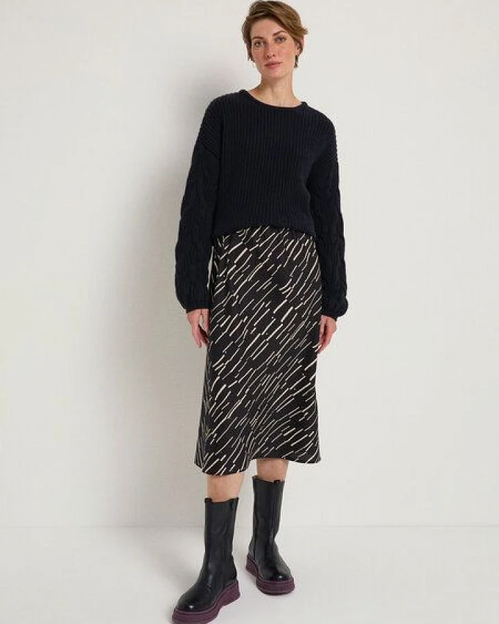LANIUS Midirock Print Irregular aus TENCEL Lyocell