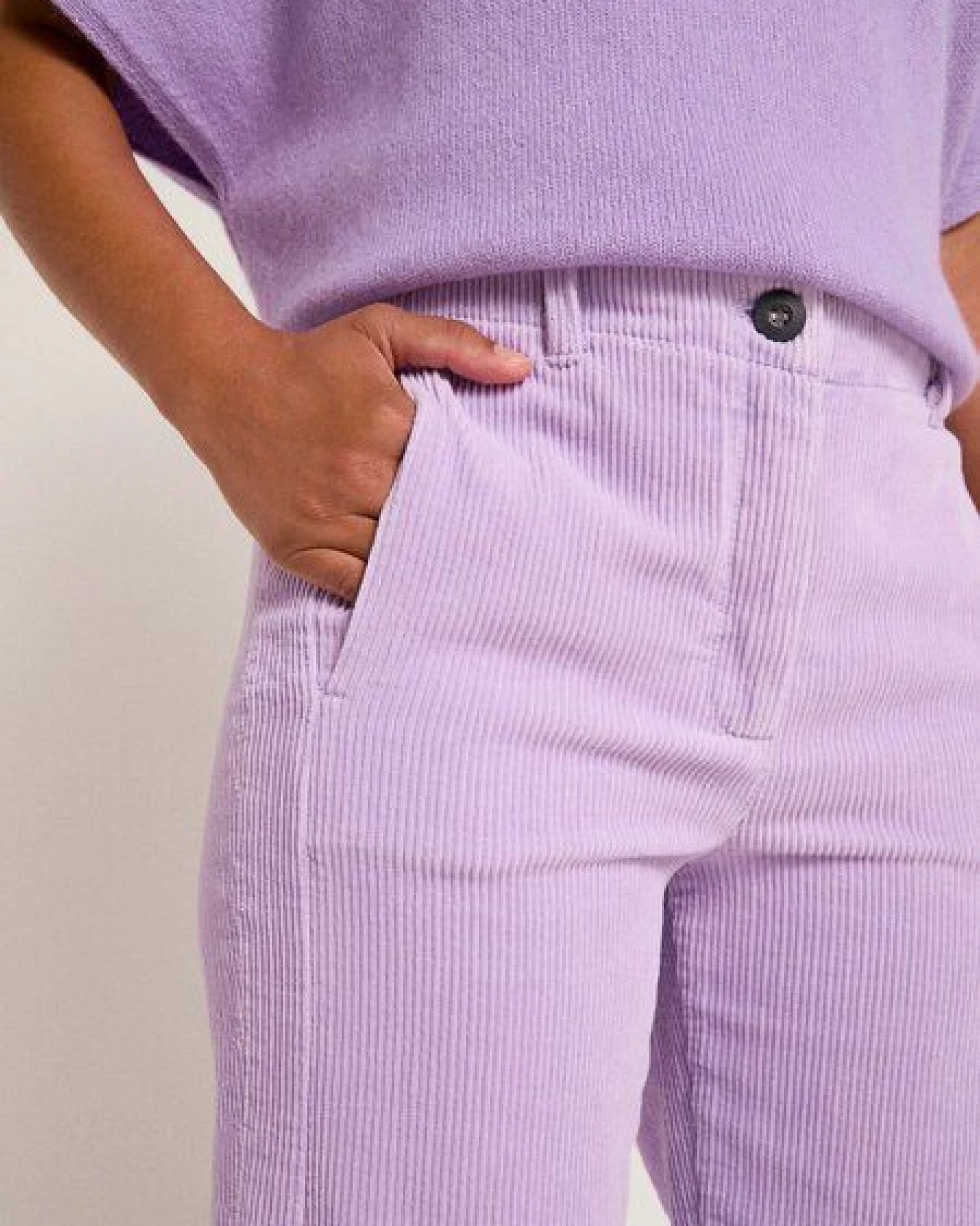 LANIUS Kord Hose aus Bio-Baumwolle – Ansicht 2
