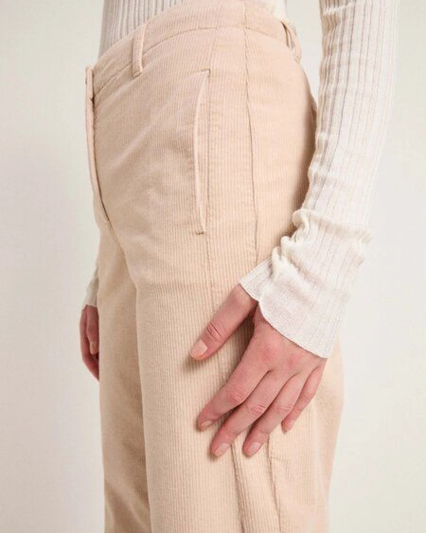 LANIUS Kord Hose aus Bio-Baumwolle – Ansicht 2
