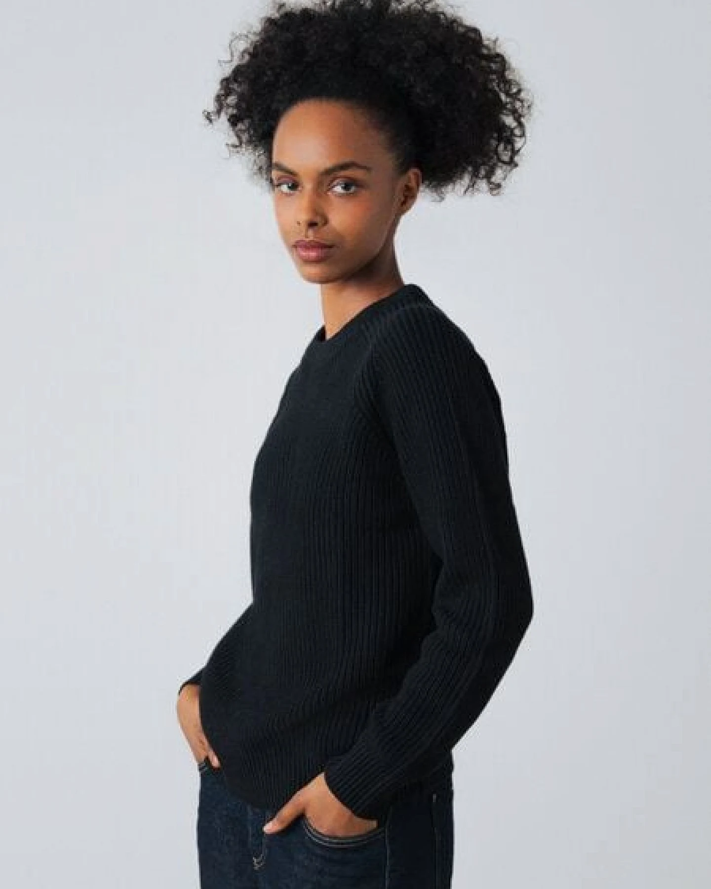 Honest Basics Damen Strickpullover aus 100% Bio-Baumwolle – Ansicht 3
