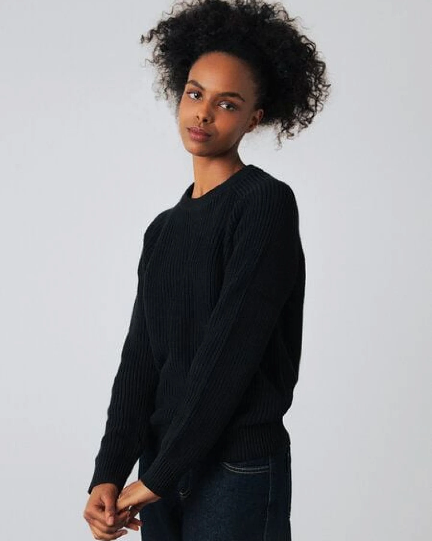 Honest Basics Damen Strickpullover aus 100% Bio-Baumwolle – Ansicht 2