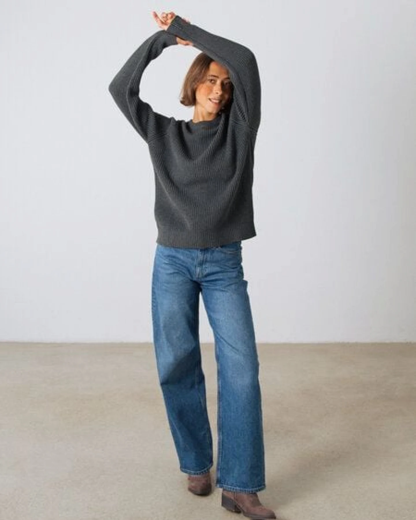Honest Basics Damen Strickpullover aus 100% Bio-Baumwolle – Ansicht 4