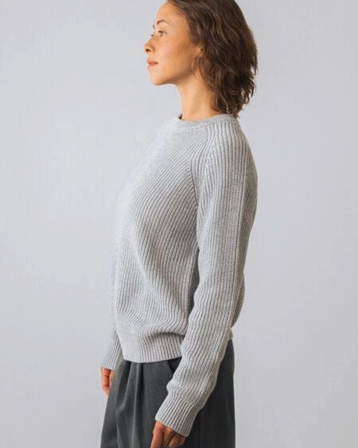 Honest Basics Damen Strickpullover aus 100% Bio-Baumwolle – Ansicht 3