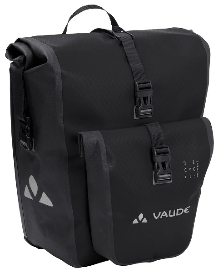 Vaude - Aqua Back Plus (Recycled) - Gepäckträgertasche Gr 2x 25,5 l schwarz