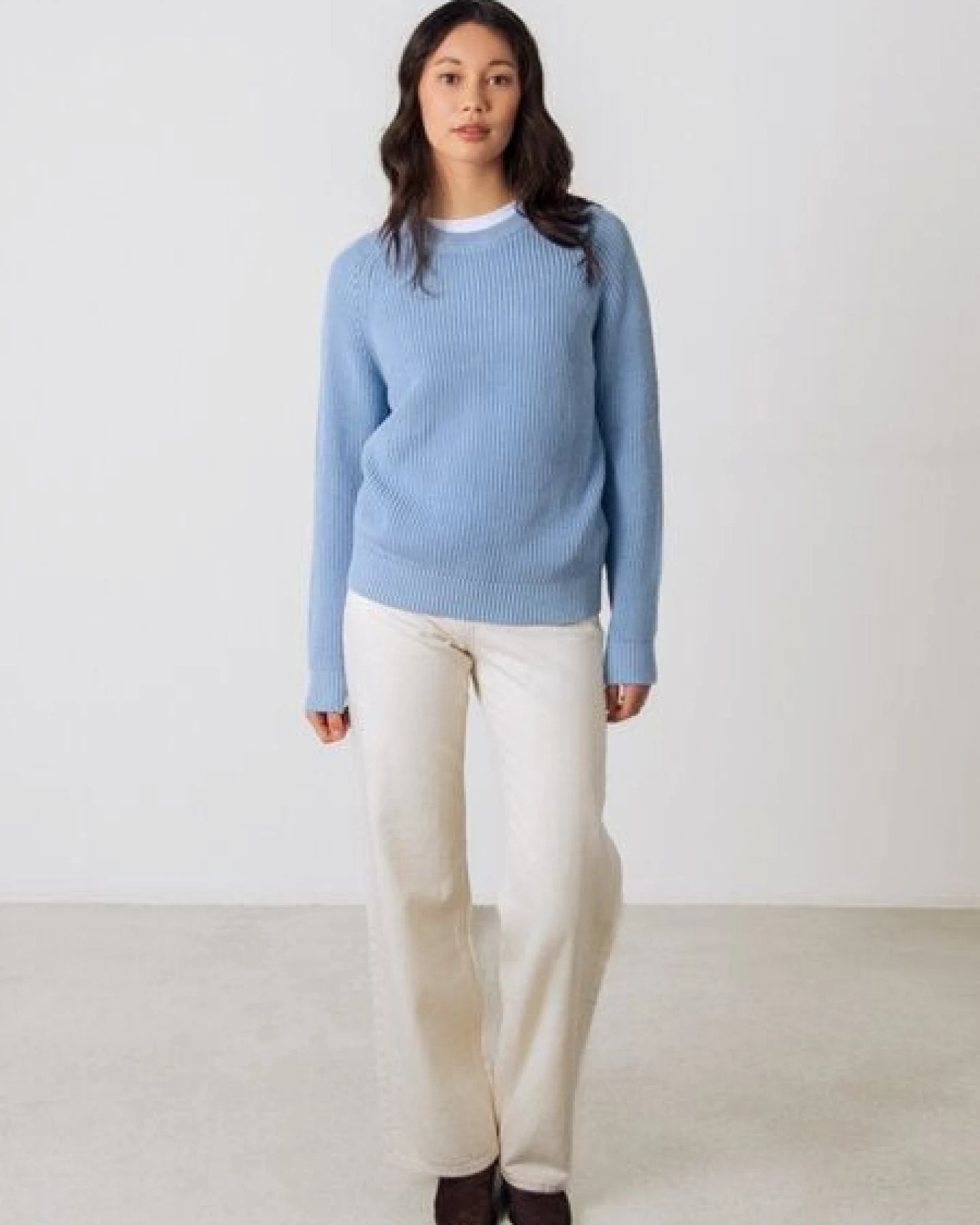 Honest Basics Damen Strickpullover aus 100% Bio-Baumwolle – Ansicht 4