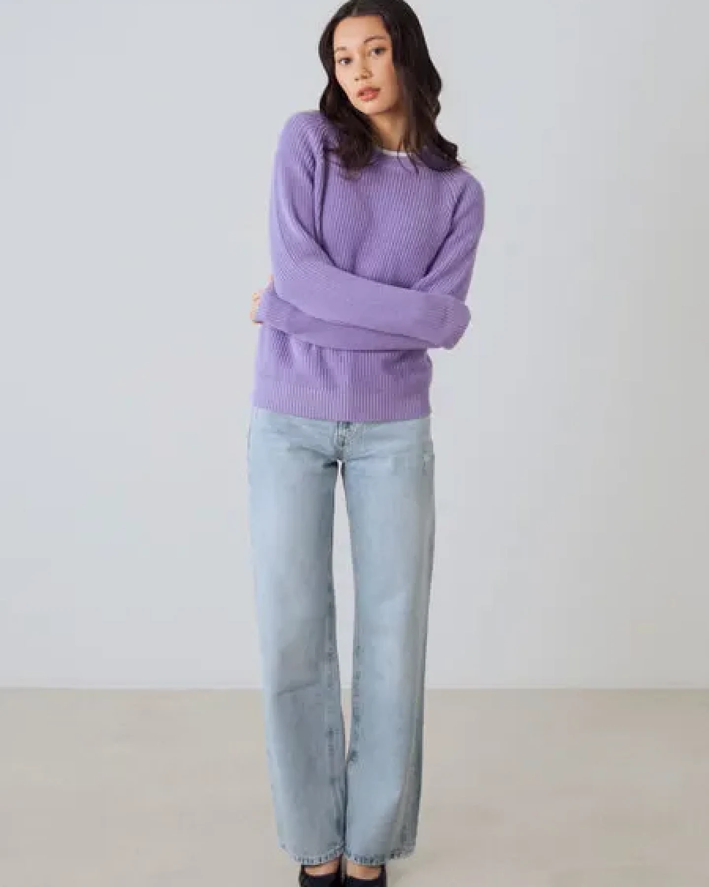 Honest Basics Damen Strickpullover aus 100% Bio-Baumwolle – Ansicht 4