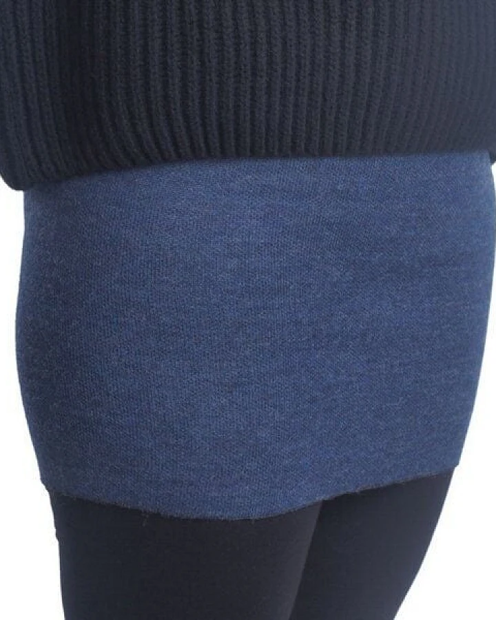 Jeansblau meliert