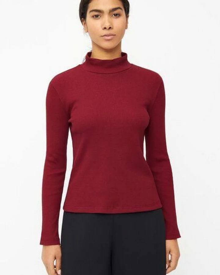 Givn Berlin Rollkragen-Longsleeve GINA aus Bio-Baumwolle