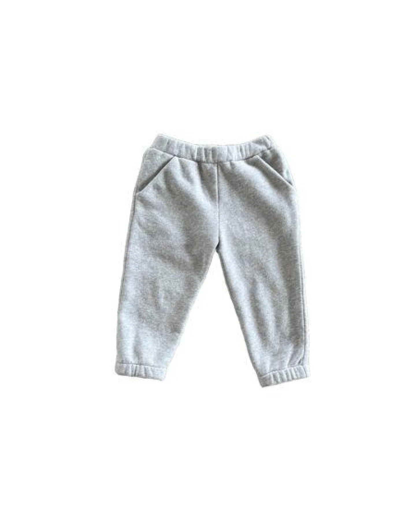 PETER JO Hose Bean Grey aus Bio-Fleece – Ansicht 2