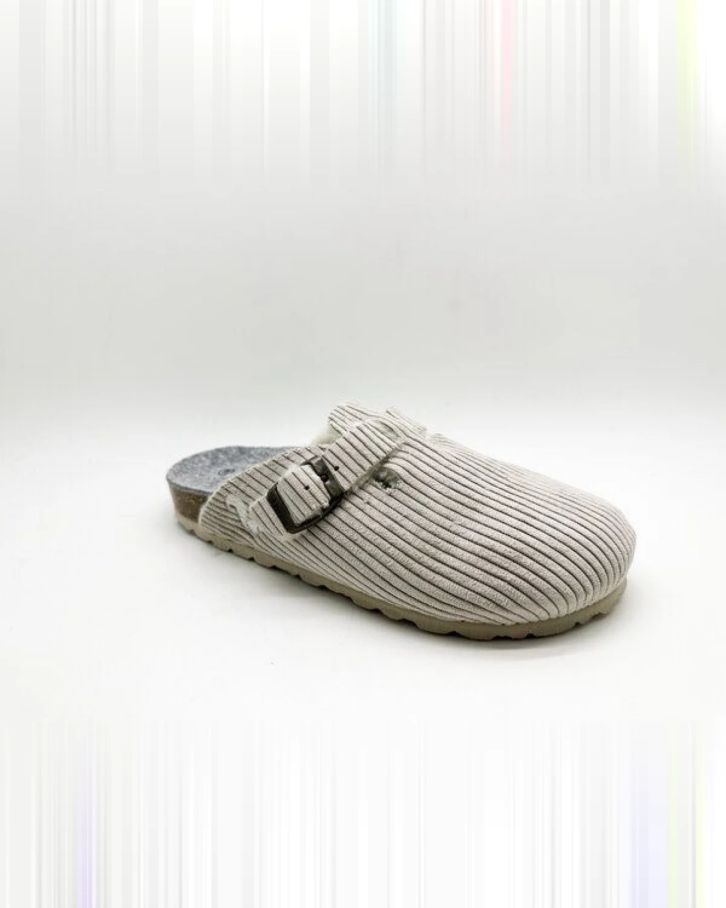 Veganer Eco Cord Clog "thies ®" aus zertifiziertem rec. PES Cord – Ansicht 2