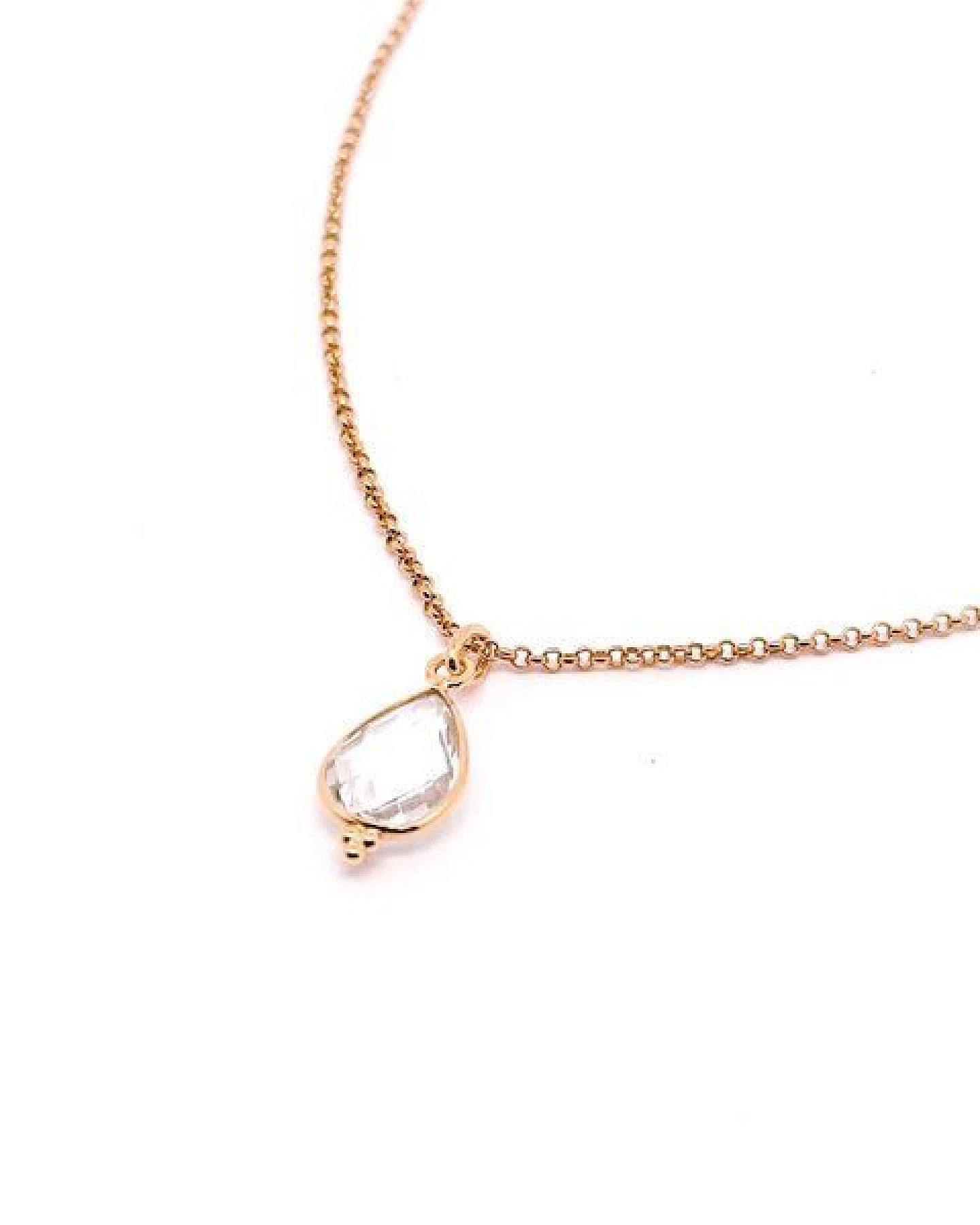 MOANINA Kette Lacona - 925 Silber/18k Gold Vermeil - 3 Längen – Ansicht 2