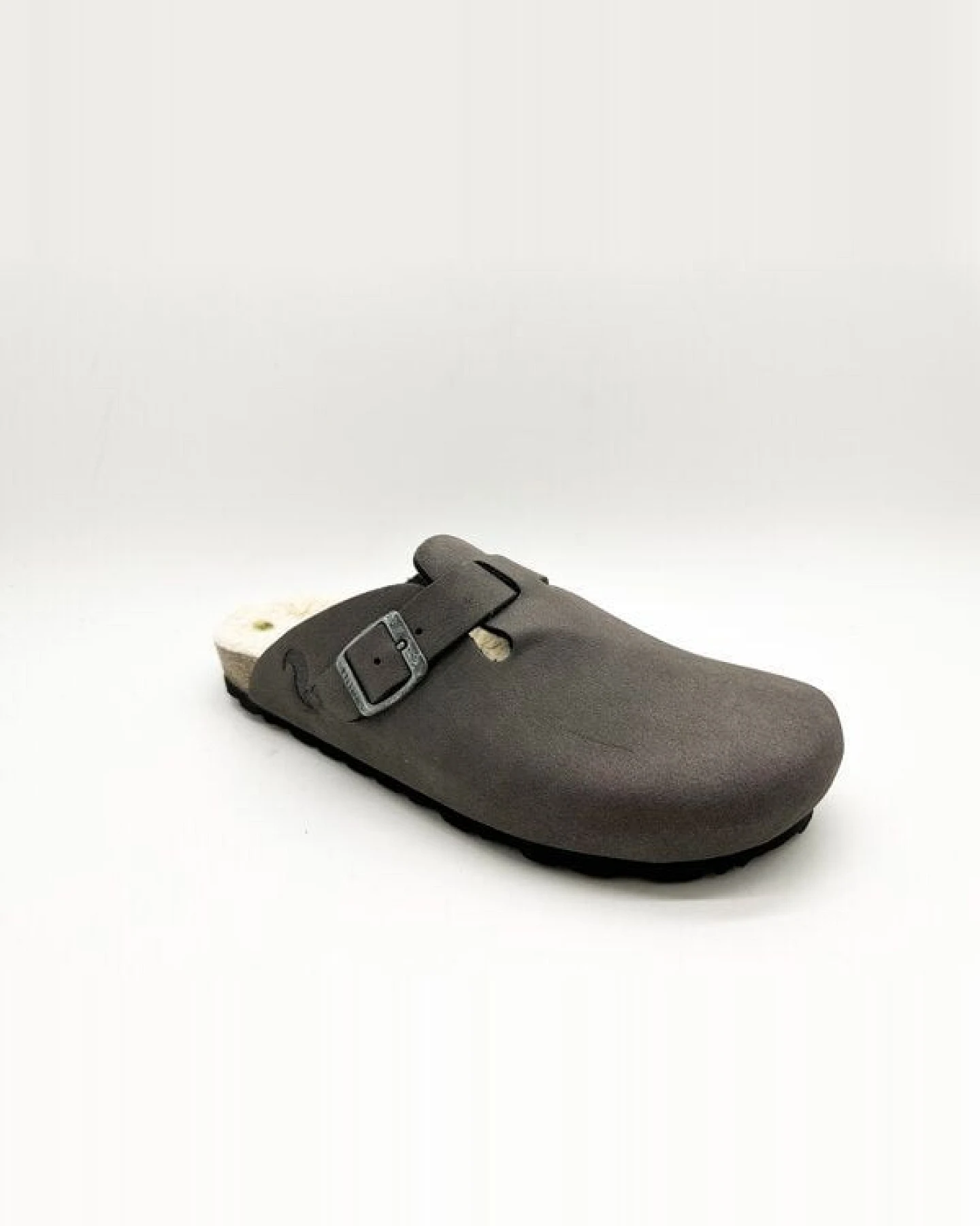 Vegane thies ® Eco Bio Warm Clogs aus rec. PET mit Kork-Tieffussbett – Ansicht 2