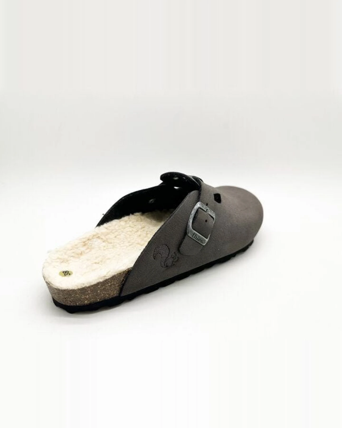 Vegane thies ® Eco Bio Warm Clogs aus rec. PET mit Kork-Tieffussbett – Ansicht 4