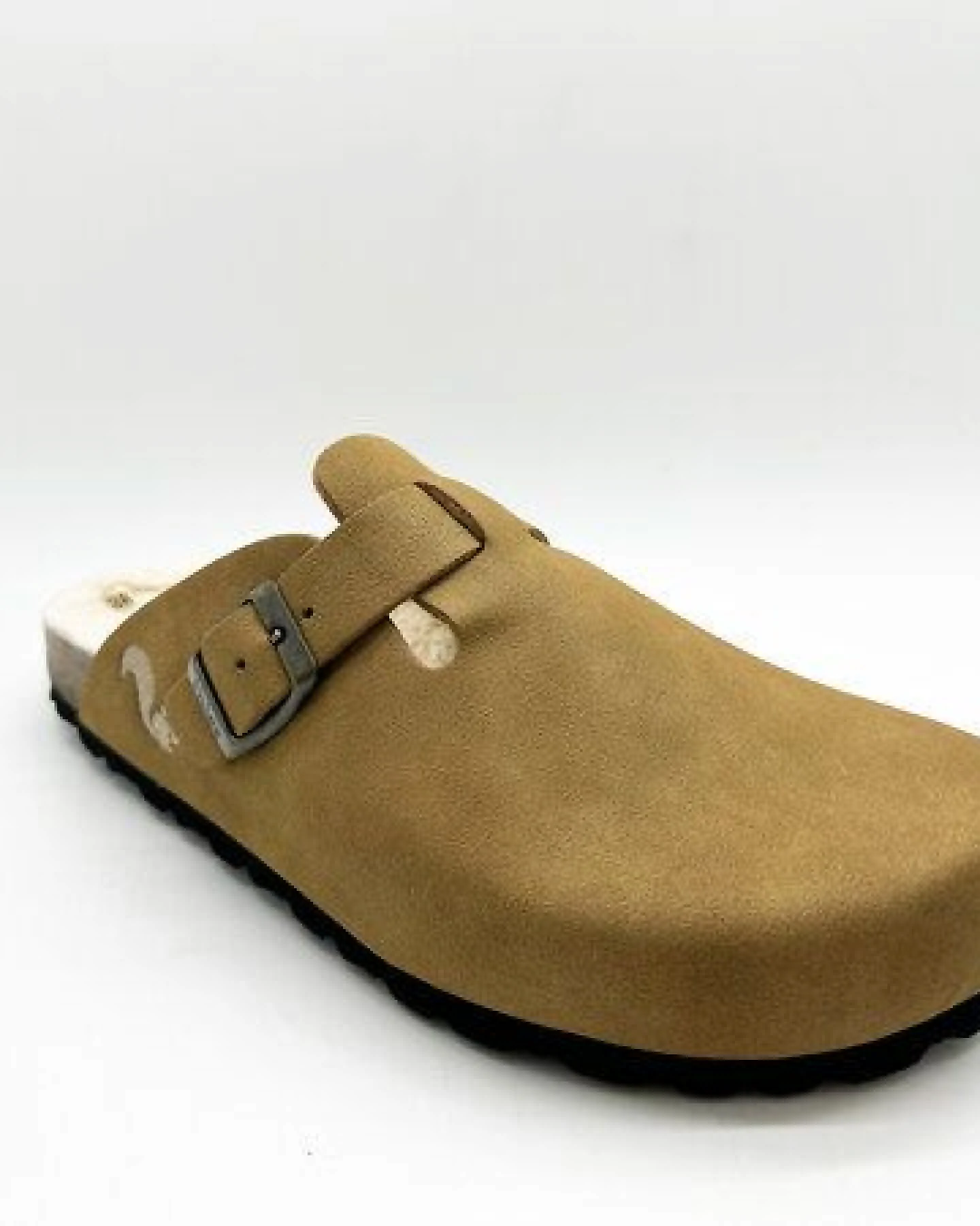 Vegane thies ® Eco Bio Warm Clogs aus rec. PET mit Kork-Tieffussbett – Ansicht 2