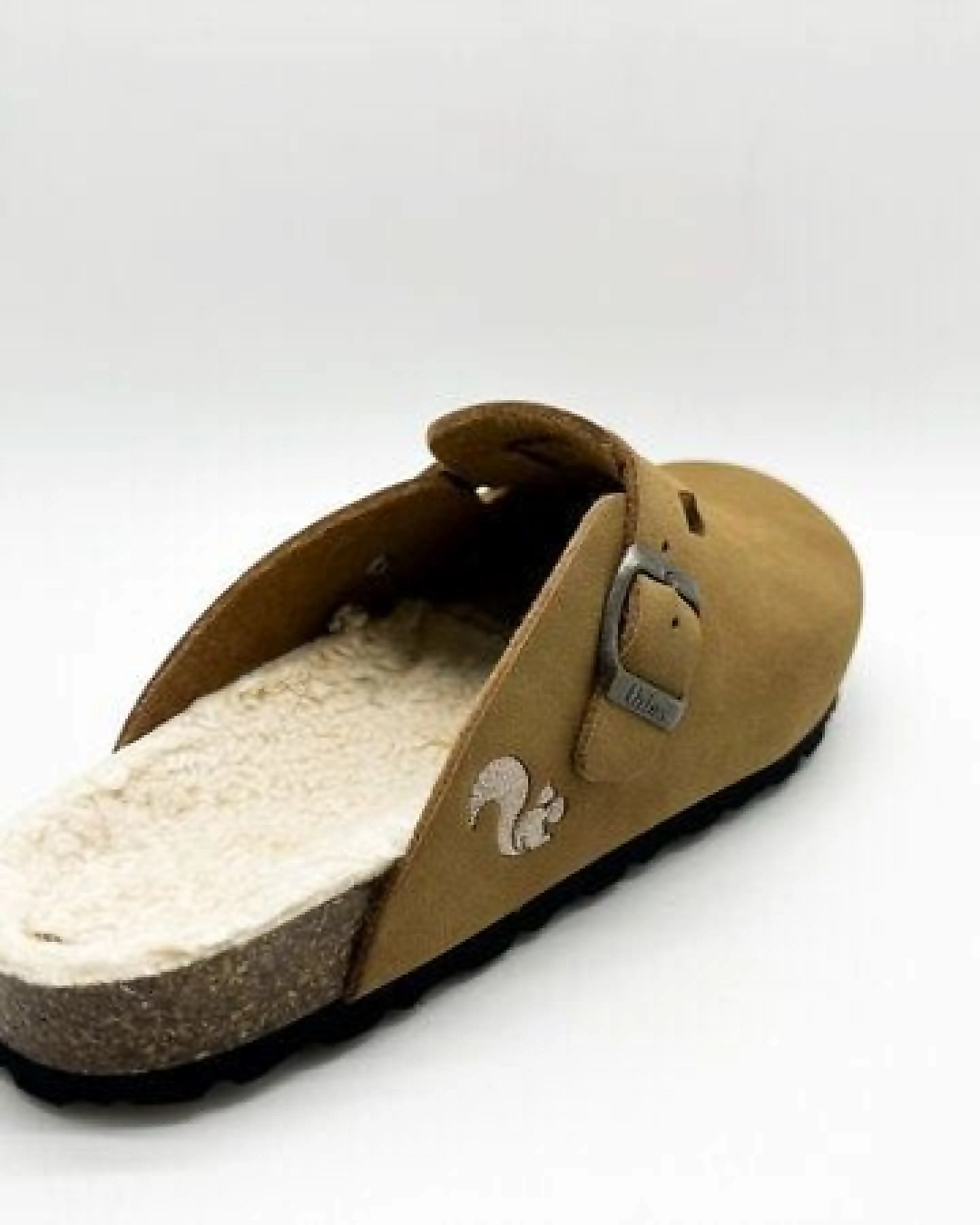 Vegane thies ® Eco Bio Warm Clogs aus rec. PET mit Kork-Tieffussbett – Ansicht 4
