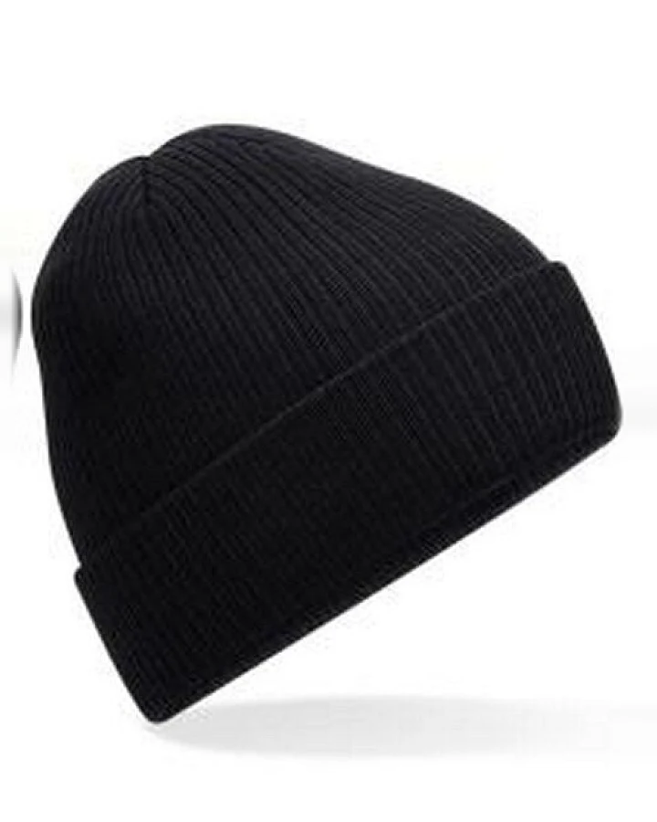 Beechfield Damen / Herren Fleece Gerippte Mütze Wintermütze