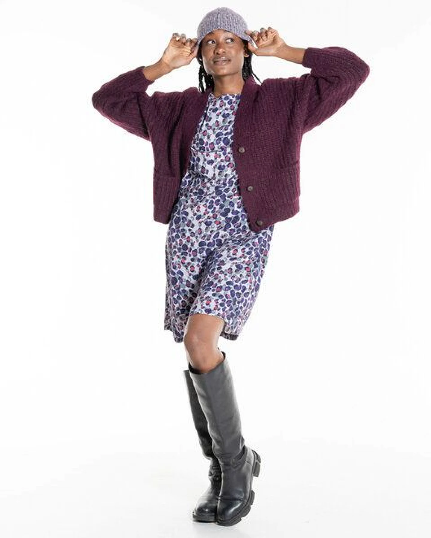 Alma & Lovis Cardigan im Grandpa-Style mit kuscheligem Alpaka-Mix – Ansicht 2